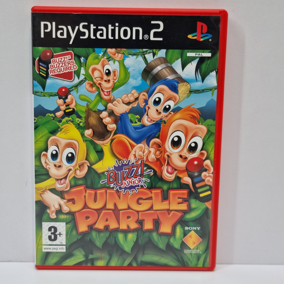Buzz! Junior: Jungle Party - Promo Copy (No Barcode) [PlayStation 2, 2006] - GB