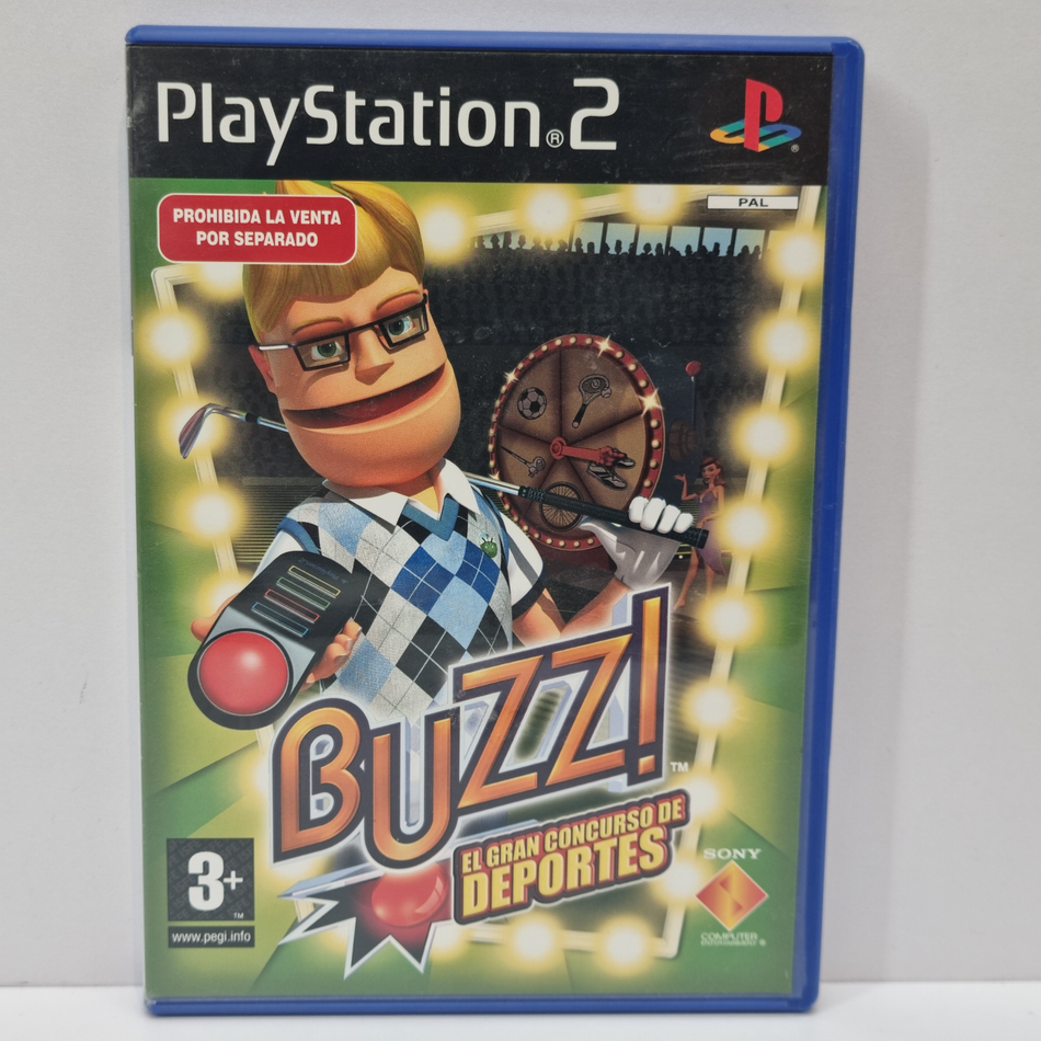Buzz!: El Gran Concurso de Deportes - Promo Copy (No Barcode) [PlayStation 2, 2006] - PT