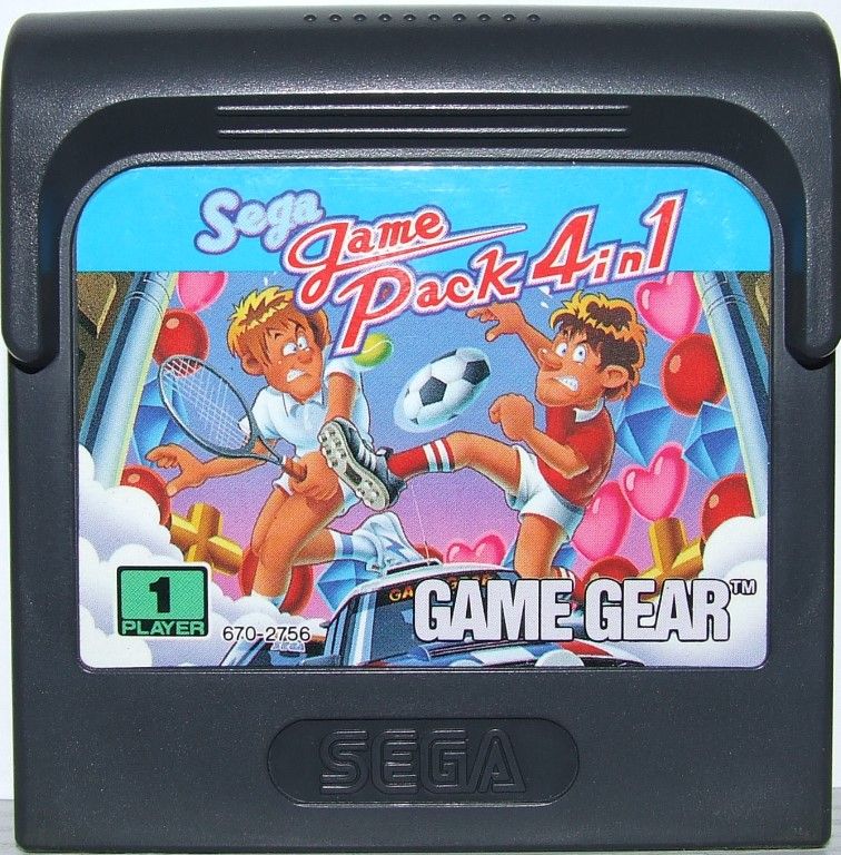Sega Game Pack 4in1 [Game Gear, 1992] - GB