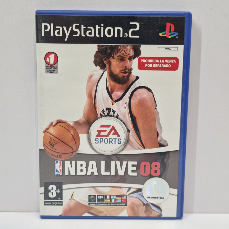 NBA Live 08 - Promo Copy (No Barcode) [PlayStation 2, 2007] - ES