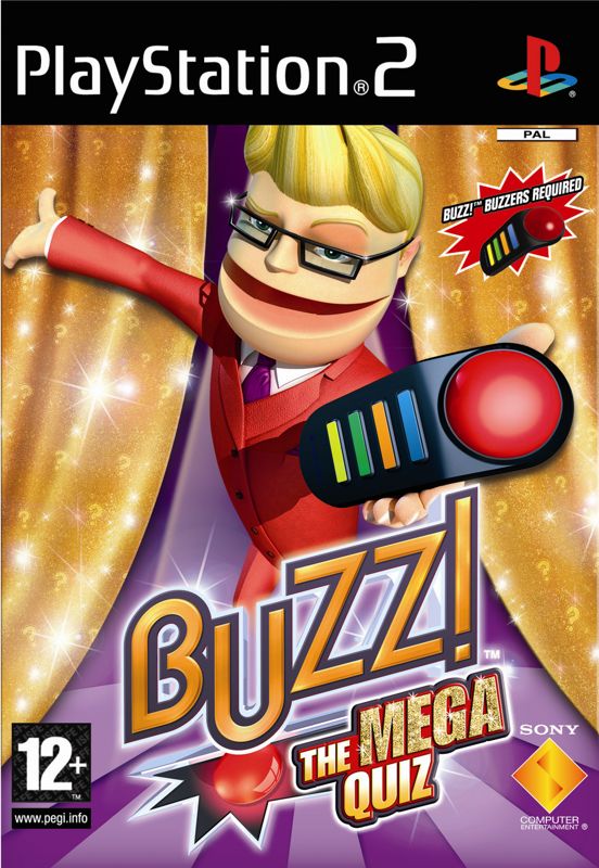 Buzz! The Mega Quiz - Promo Copy (No Barcode) [PlayStation 2, 2007] - GB