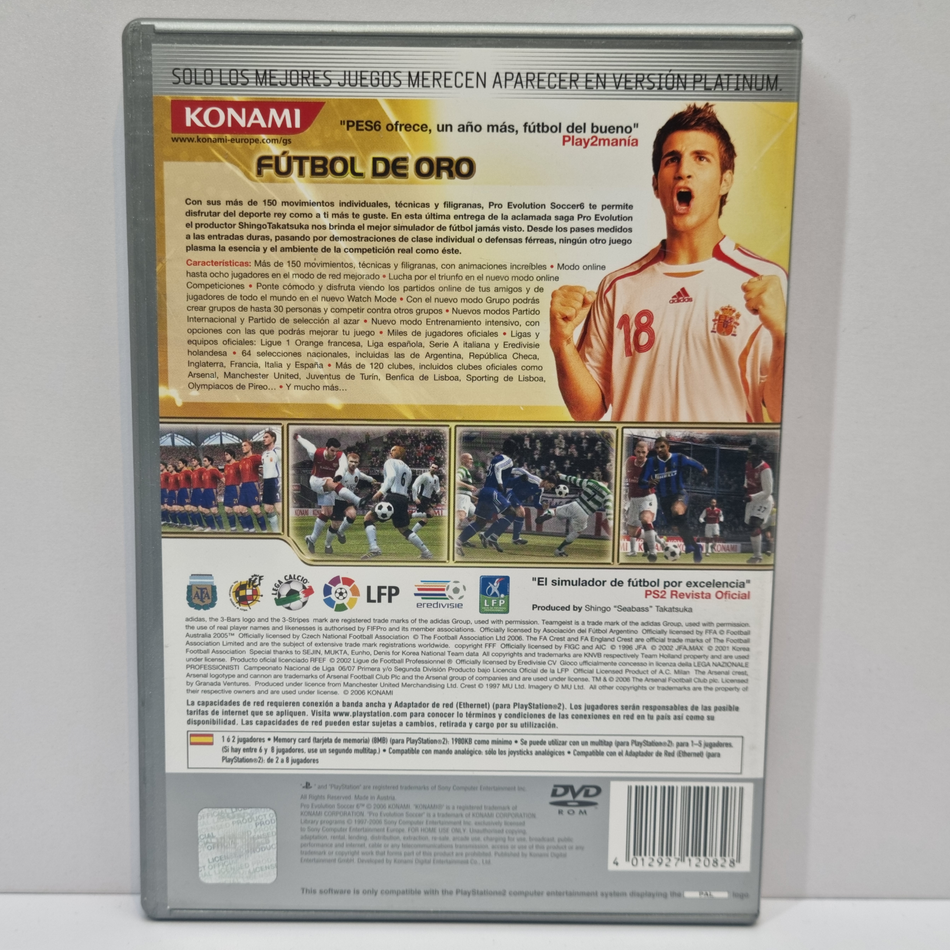 Winning Eleven: Pro Evolution Soccer 2007 - Platinum [PlayStation 2, 2007] - ES