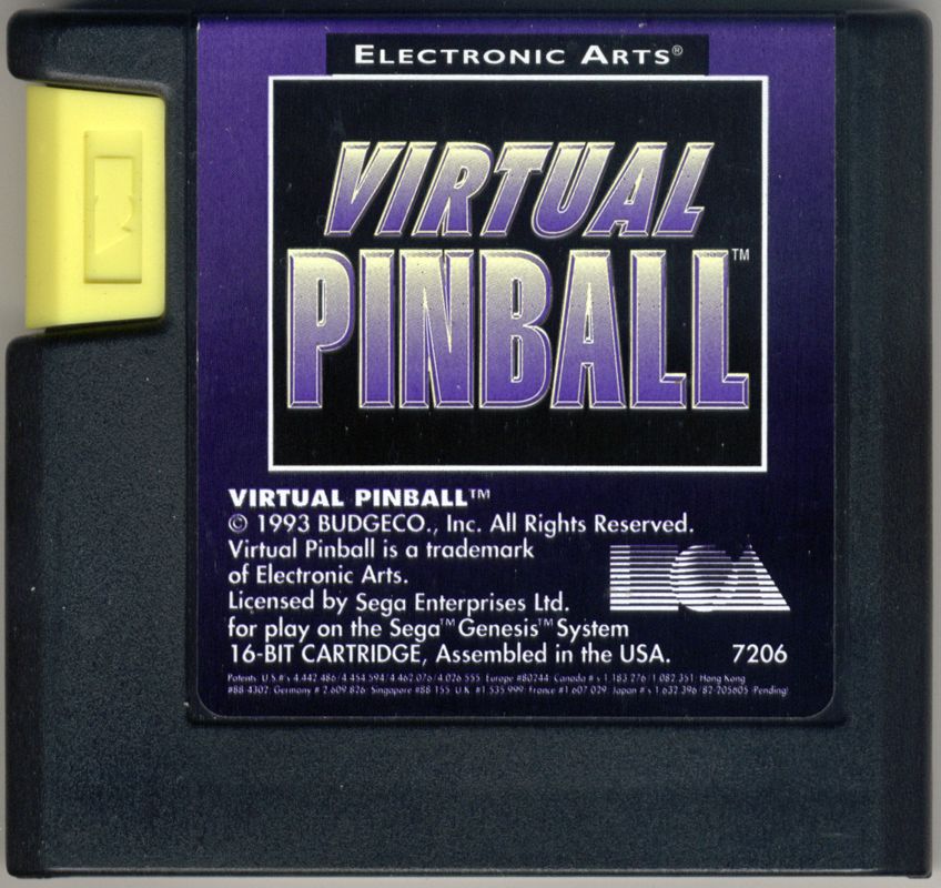 Virtual Pinball [Genesis, 1993] - GB