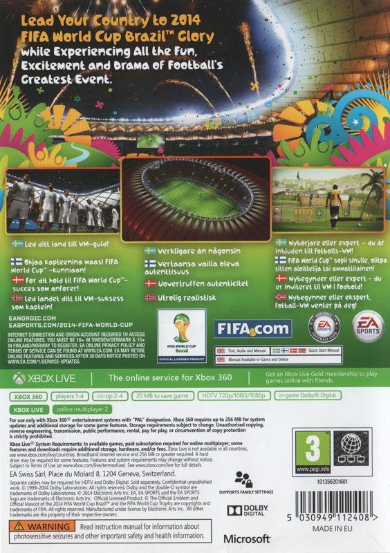 2014 FIFA World Cup Brazil [Xbox 360, 2014] - GB
