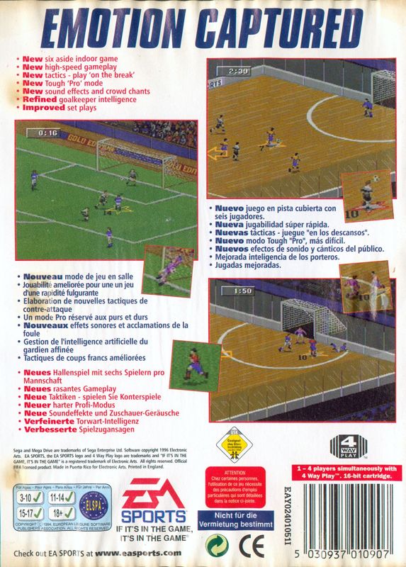 FIFA Soccer 97 [Genesis, 1997] - GB