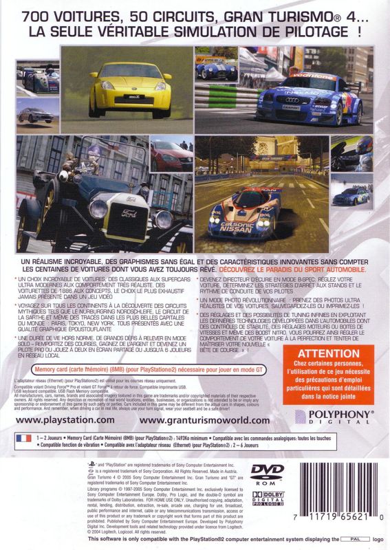 Gran Turismo 4 [PlayStation 2, 2005] - FR