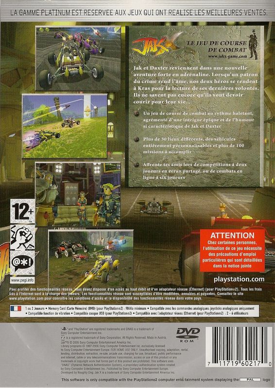 Jak X: Combat Racing [PlayStation 2, 2006] - FR