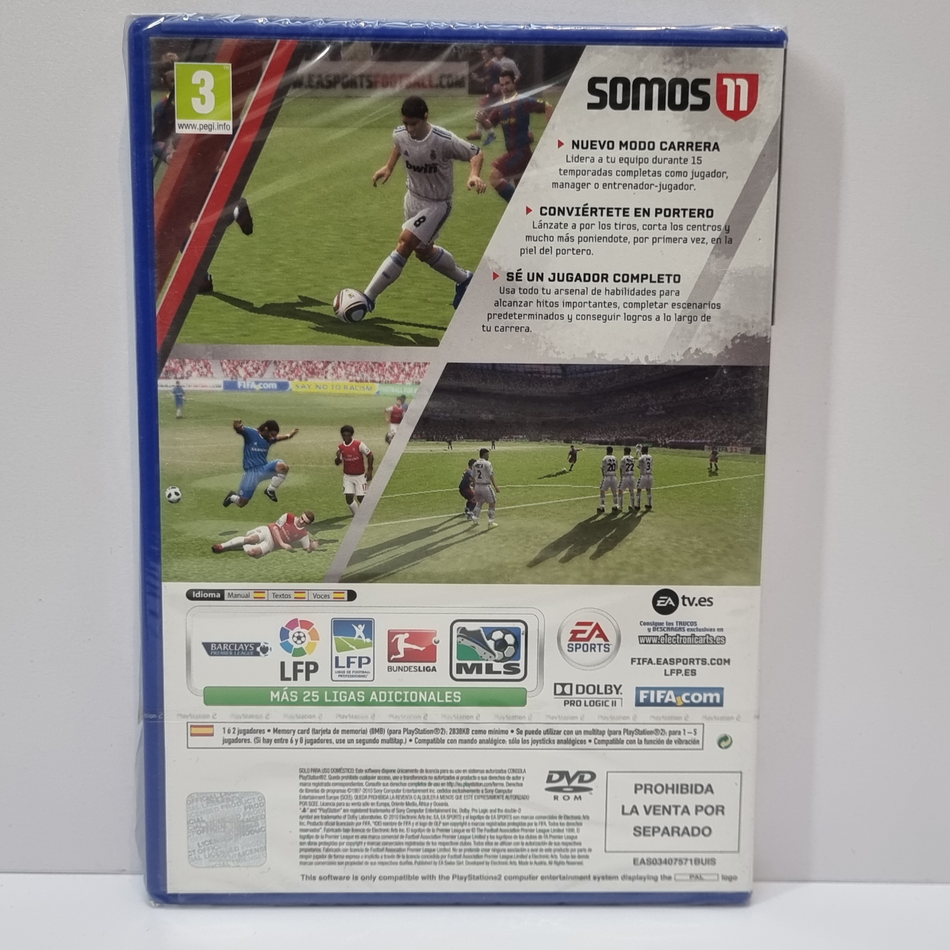 FIFA Soccer 11 [PlayStation 2, 2010] - ES