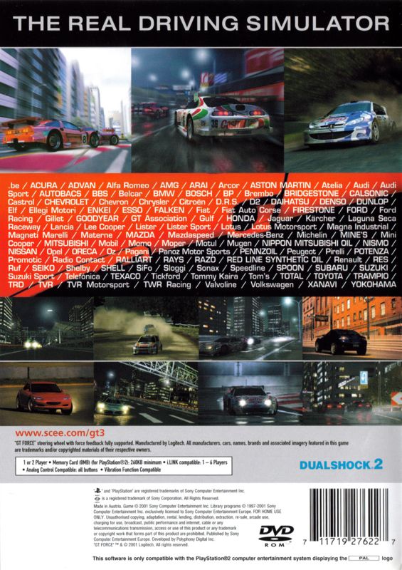 Gran Turismo 3: A-spec [PlayStation 2, 2001] - GB