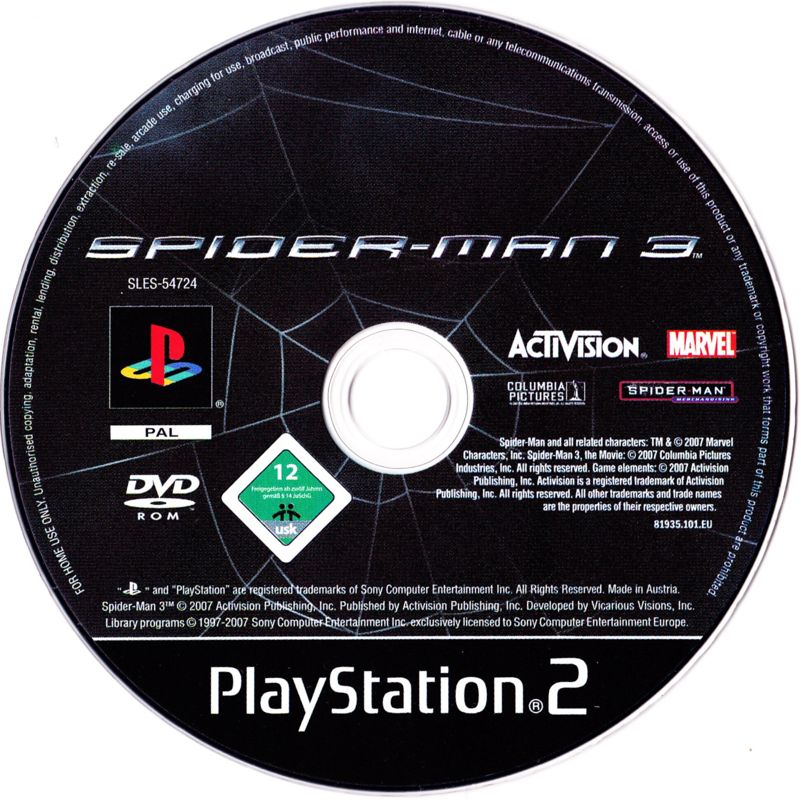 Spider-Man 3 [PlayStation 2, 2008] - ES