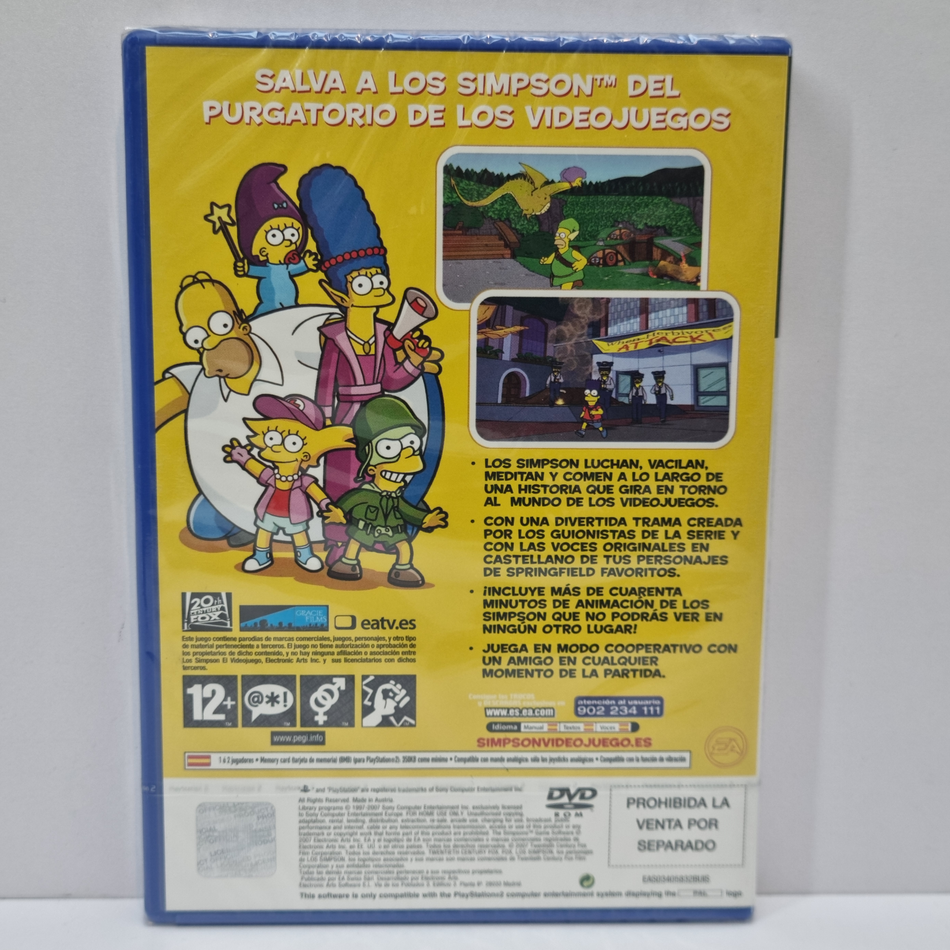 Os Simpsons O Jogo [PlayStation 2, 2009] - PT