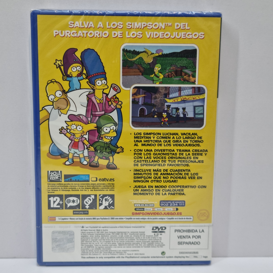 Los Simpson: El Videojuego - Promo Copy (No Barcode) [PlayStation 2, 2009] - ES