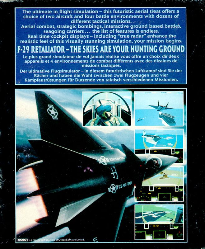 F29 Retaliator [Amiga, 1989] - FR/DE/GB