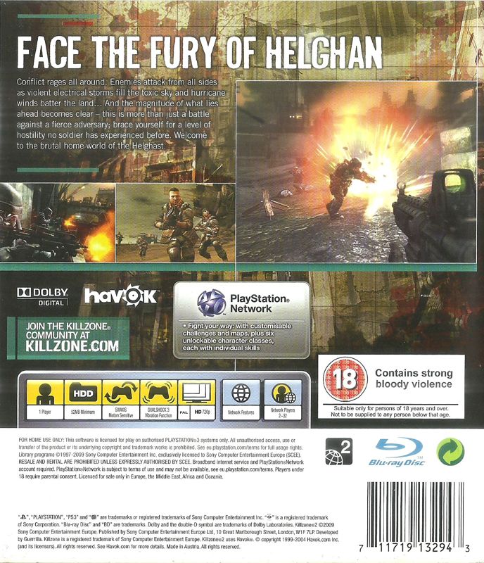 Killzone 2 [PlayStation 3, 2009] - GB
