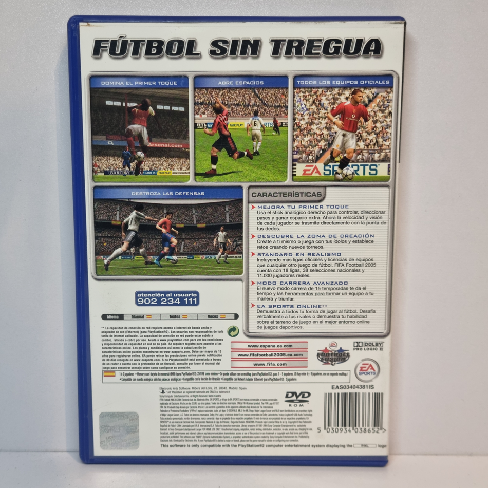 FIFA Football 2005 [PlayStation 2, 2004] - ES