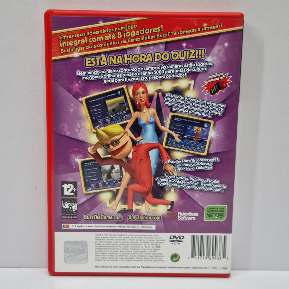 Buzz!: O Mega Quiz [PlayStation 2, 2007] - PT