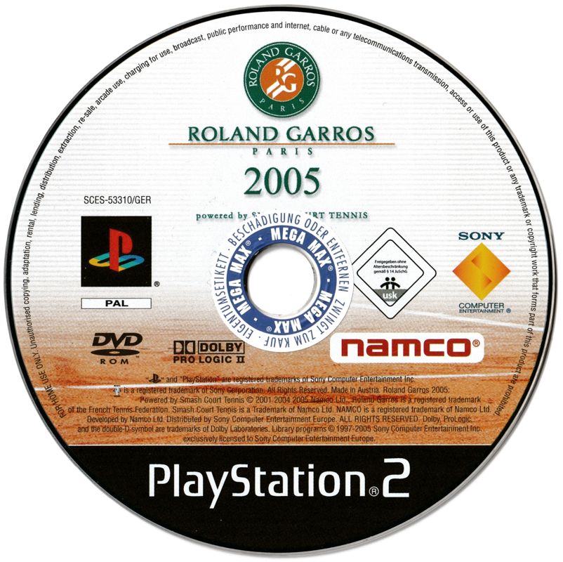 Roland Garros 2005: Powered by Smash Court Tennis [PlayStation 2, 2005] - FR