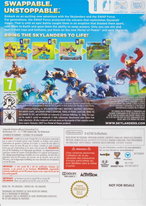 Skylanders: Swap Force [Wii, 2013] - GB