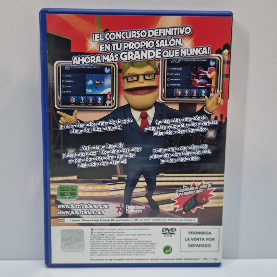 Buzz!: El Gran Reto - Promo Copy (No Barcode) [PlayStation 2, 2006] - PT