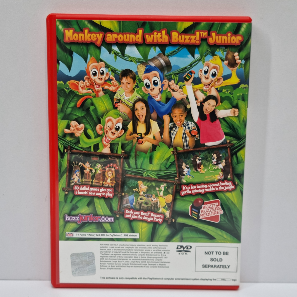 Buzz! Junior: Jungle Party - Promo Copy (No Barcode) [PlayStation 2, 2006] - GB
