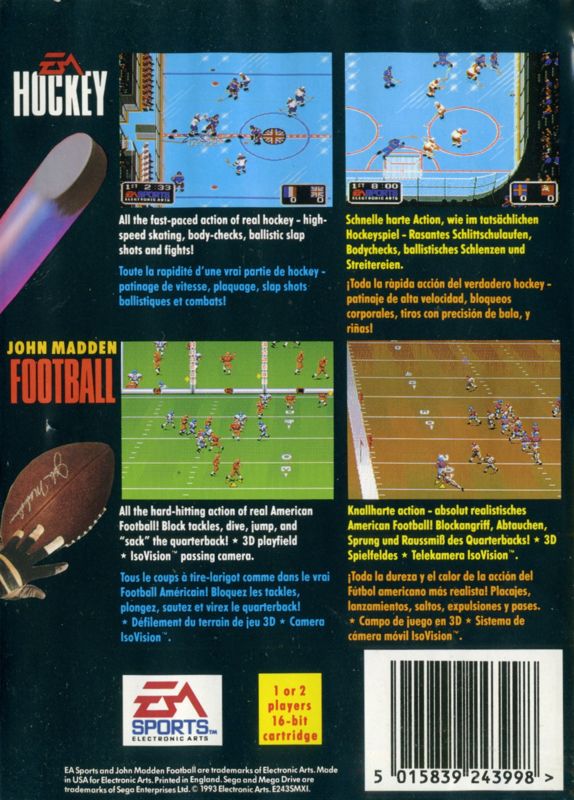 EA Sports Double Header [Genesis, 1993] - GB