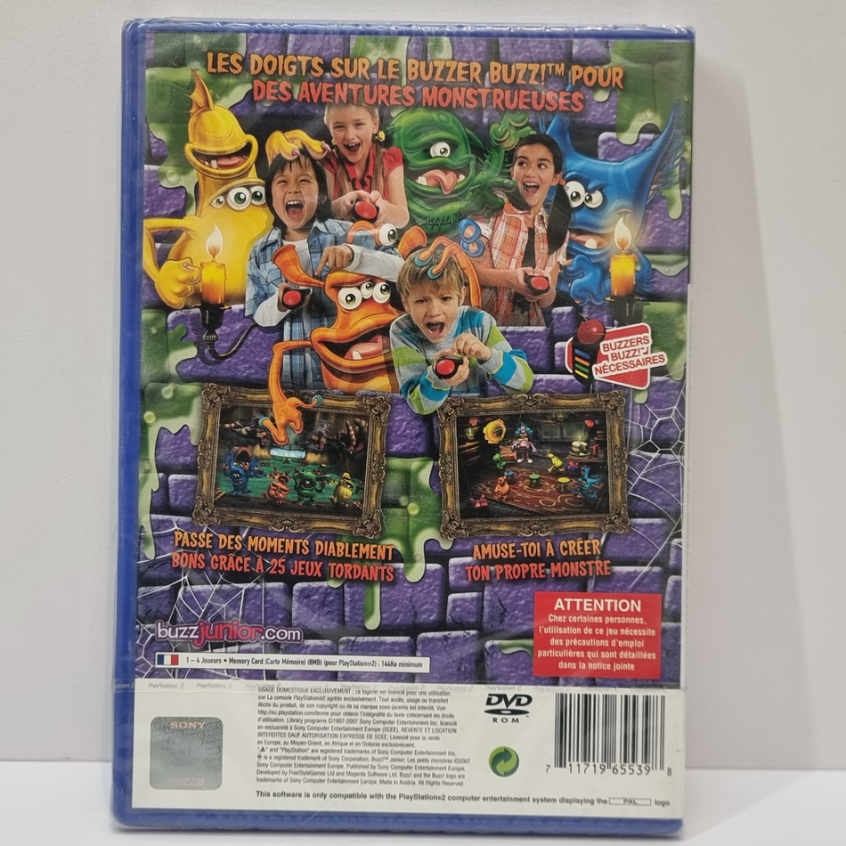 Buzz! Junior: Les Petits Monstres [PlayStation 2, 2007] - FR