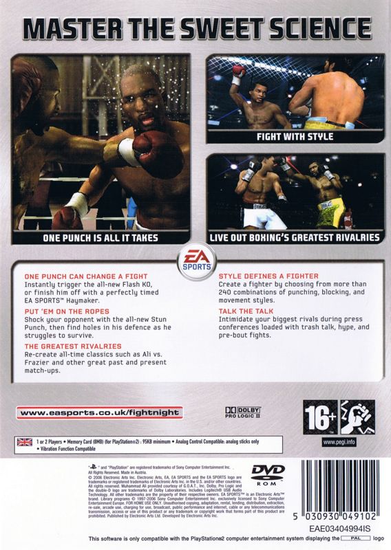 Fight Night Round 3 [PlayStation 2, 2006] - GB