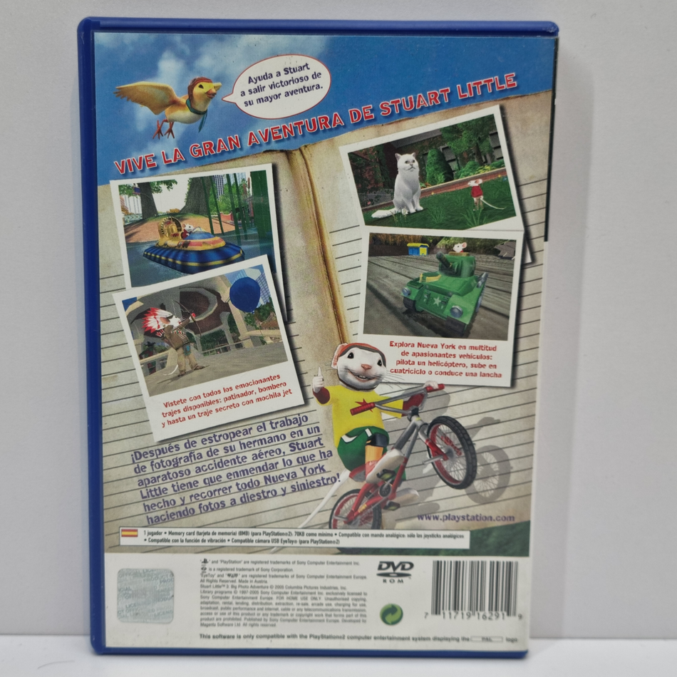 Stuart Little 3: Un Enredo Fotografico [PlayStation 2, 2005] - ES
