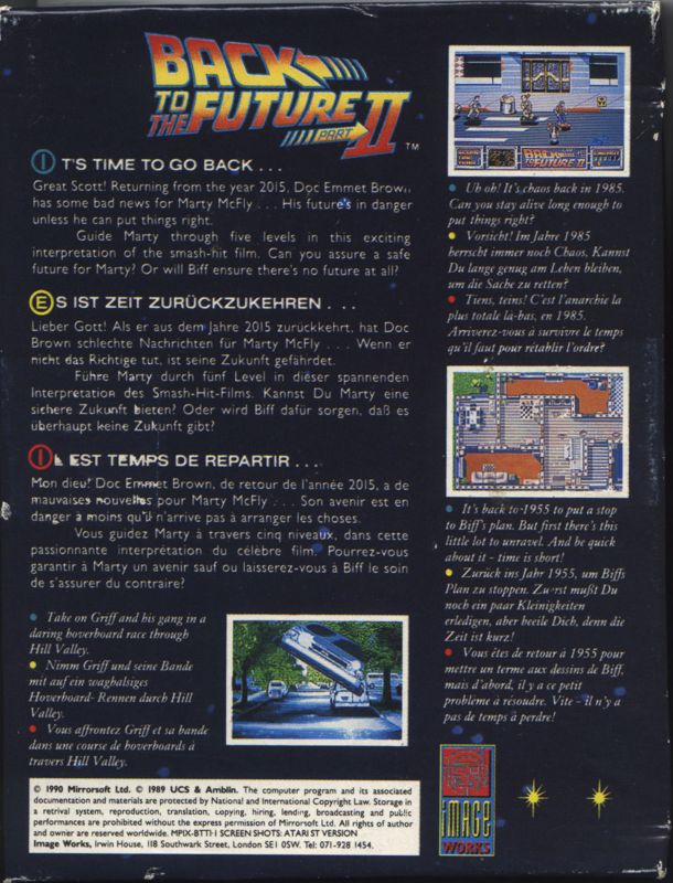 Back to the Future Part II [Amiga, 1990] - FR/DE/GB