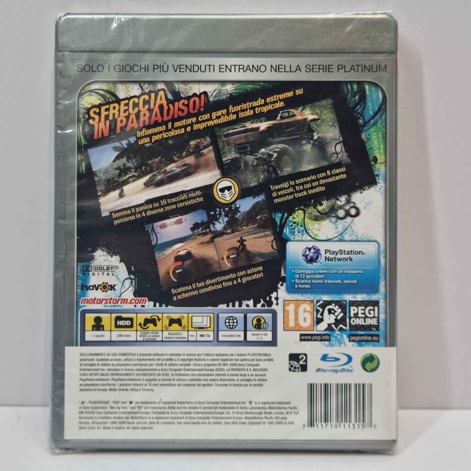 MotorStorm: Pacific Rift - Platinum [PlayStation 3, 2008] - IT