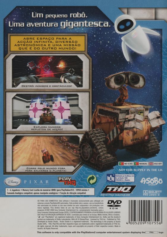 Disney•Pixar Wall-E [PlayStation 2, 2008] - PT