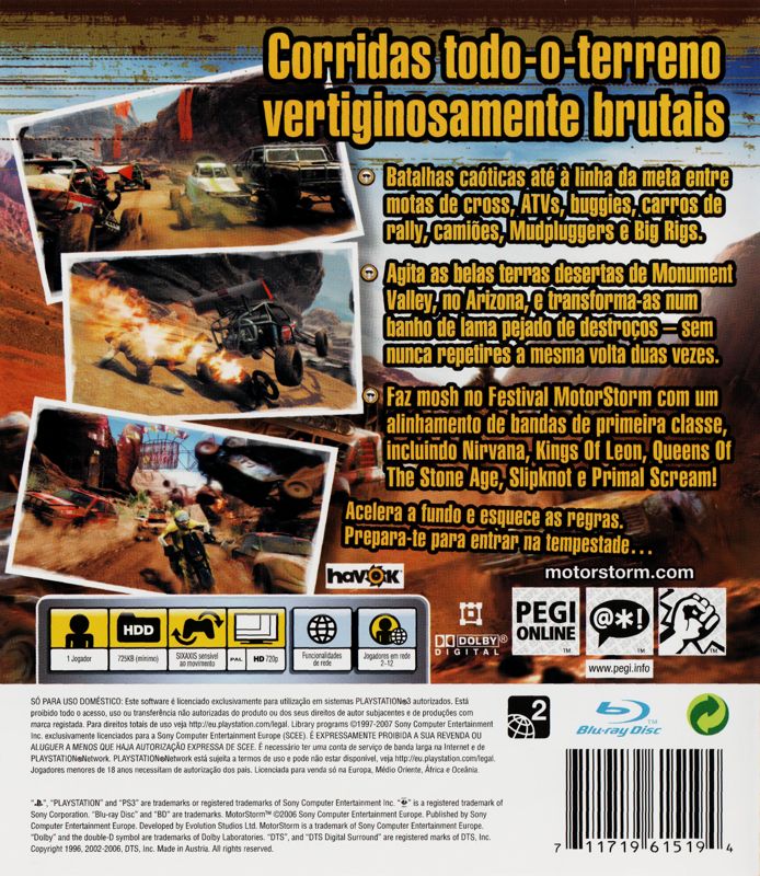 MotorStorm [PlayStation 3, 2008] - PT