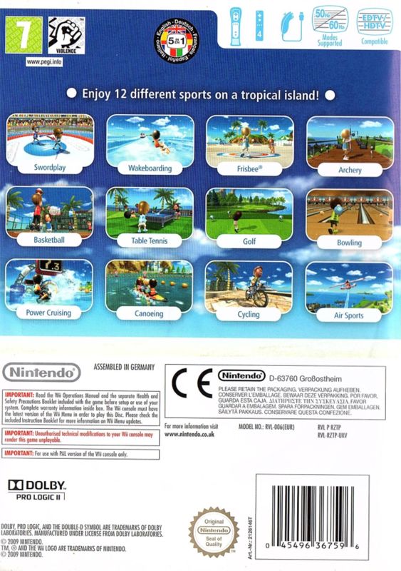 Wii Sports Resort [Wii, 2009] - GB