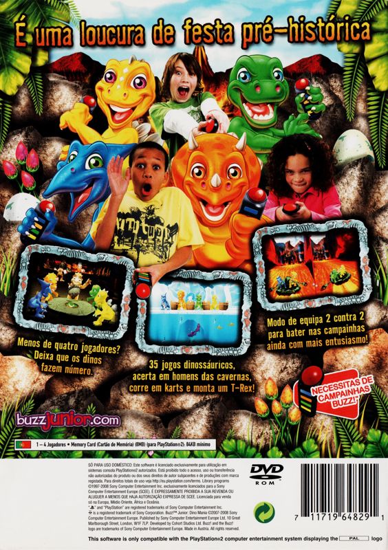Buzz! Junior: Dino Mania [PlayStation 2, 2008] - PT