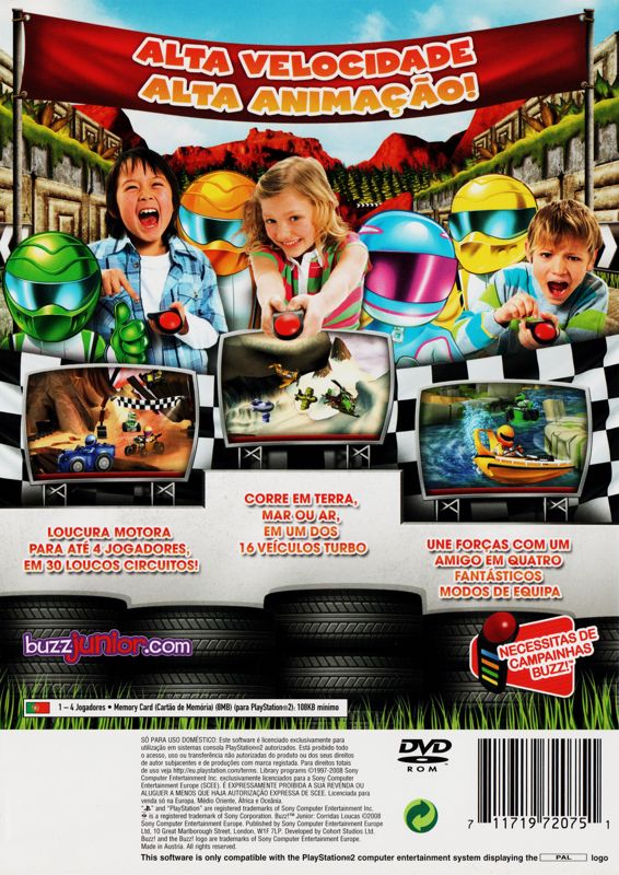 Buzz! Corridas Loucas [PlayStation 2, 2008] - PT