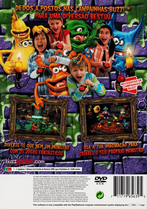 Buzz! Junior: Monstromania [PlayStation 2, 2007] - PT