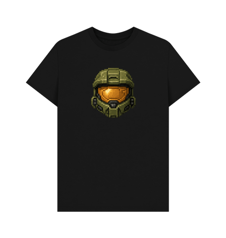 Black Printed T-shirt Front