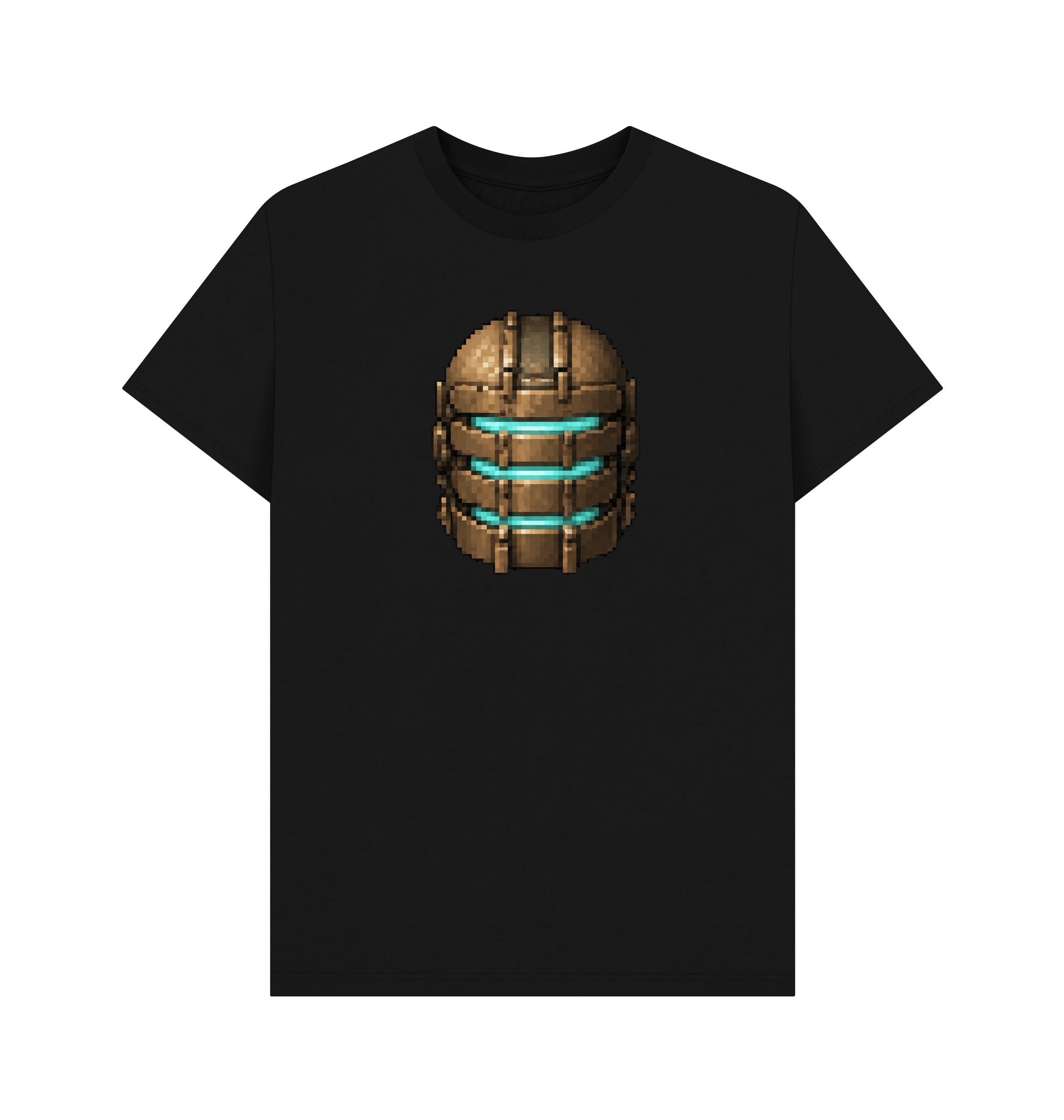 Black Printed T-shirt Front