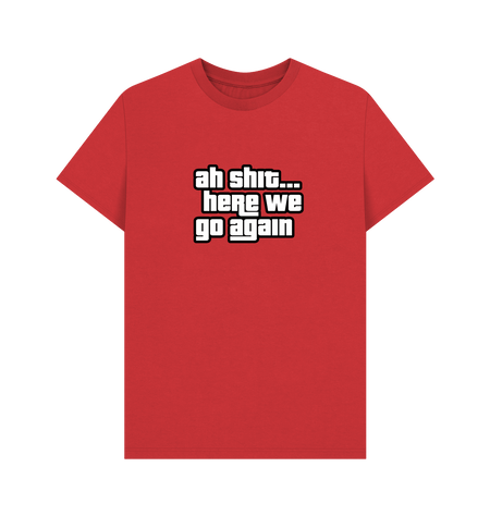 Red Printed T-shirt Front