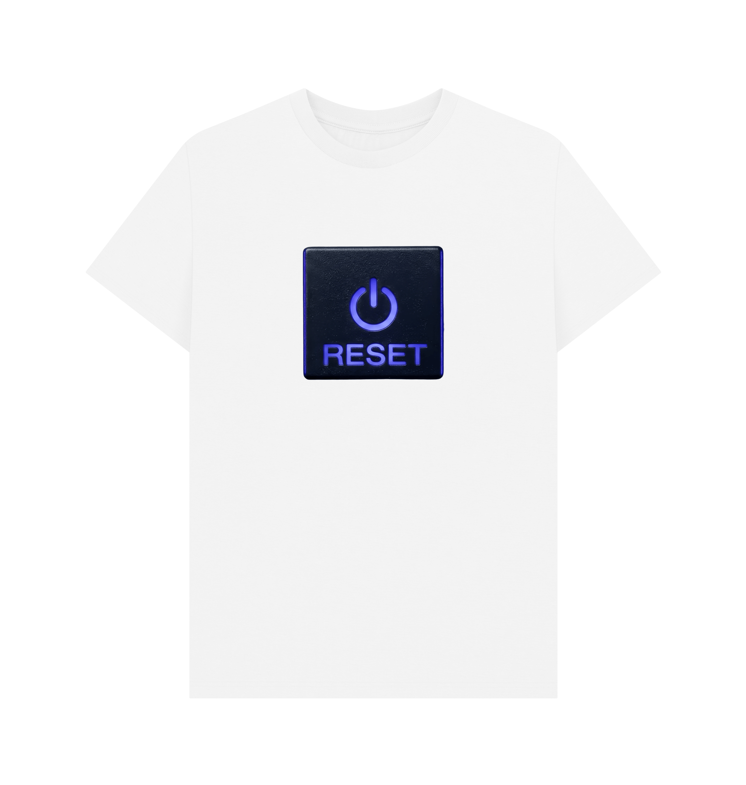 White Printed T-shirt Front