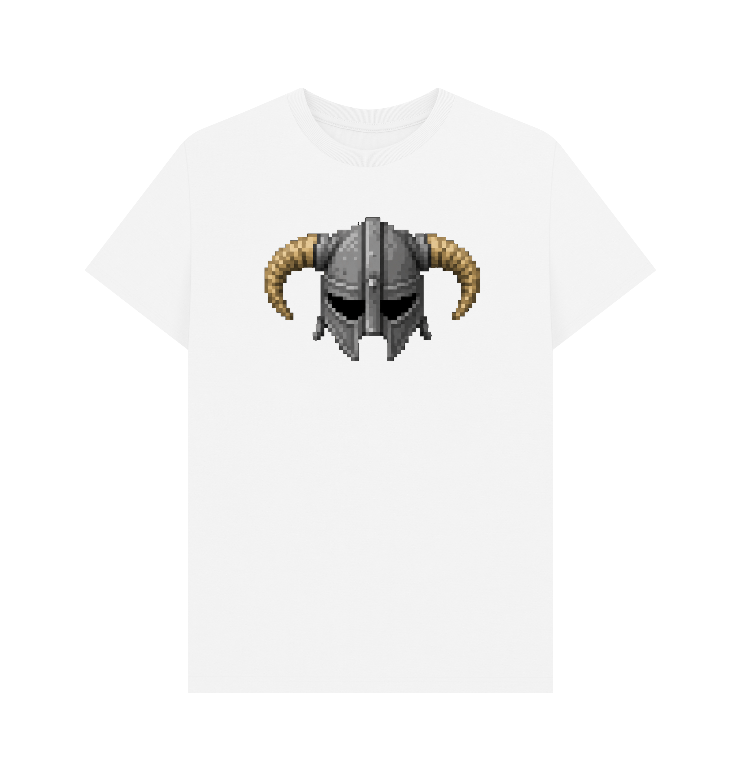 White Printed T-shirt Front