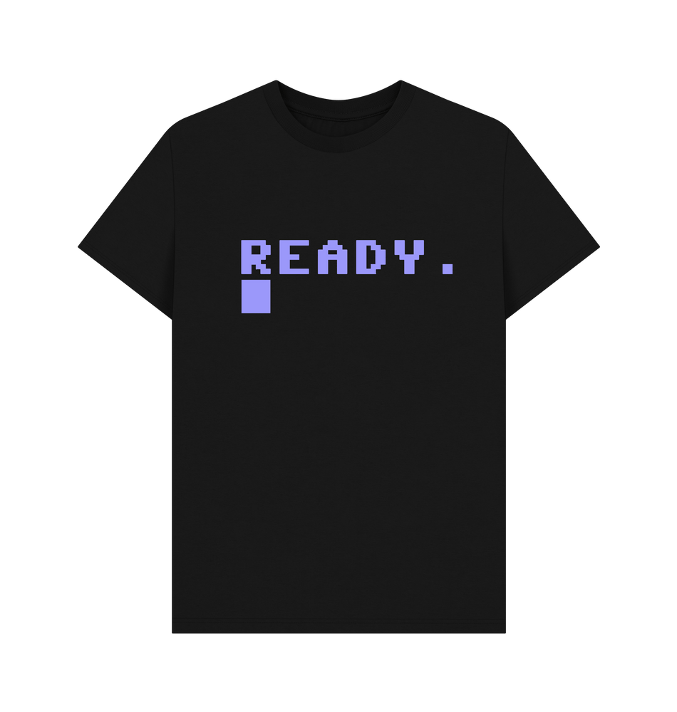 Black Printed T-shirt Front