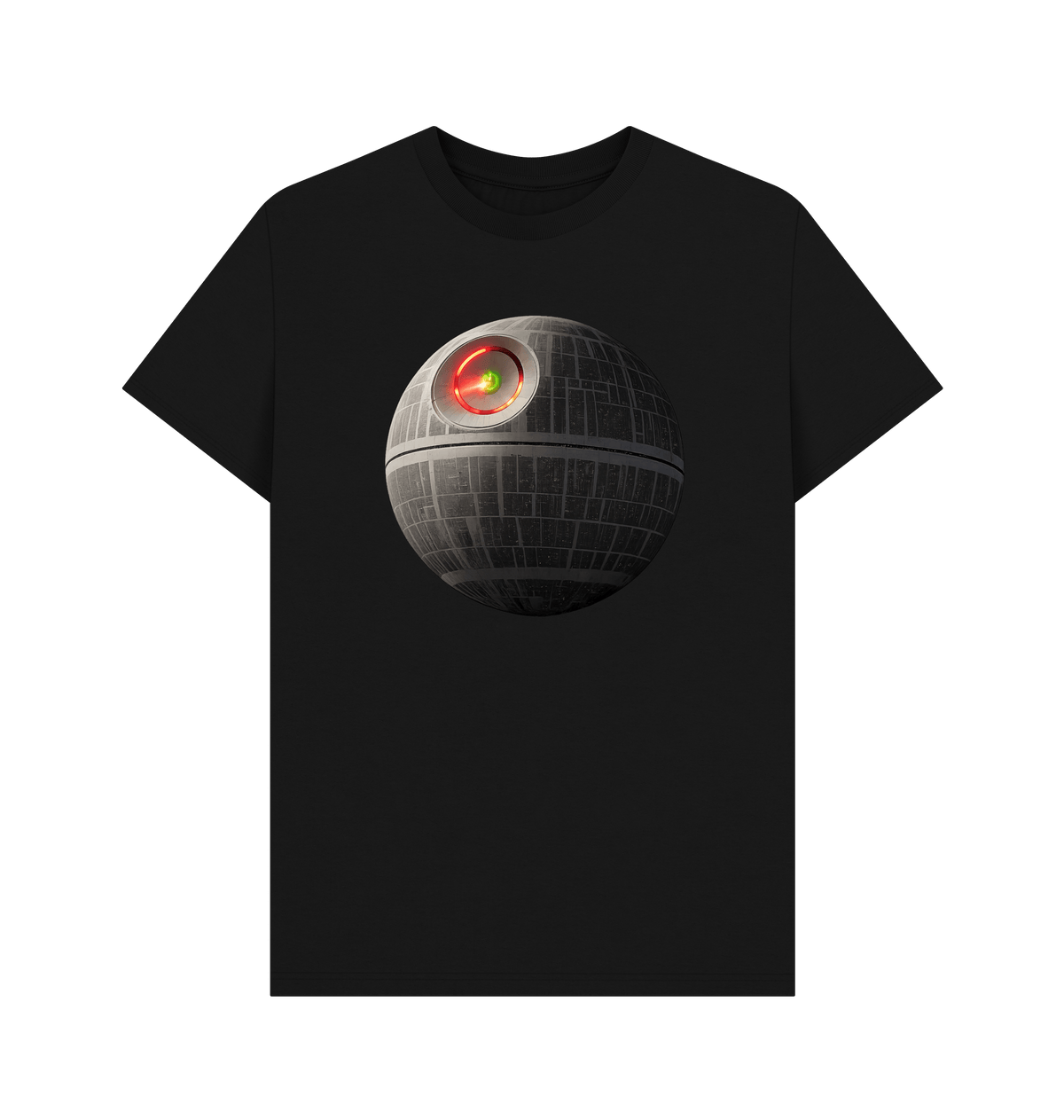 Black Printed T-shirt Front