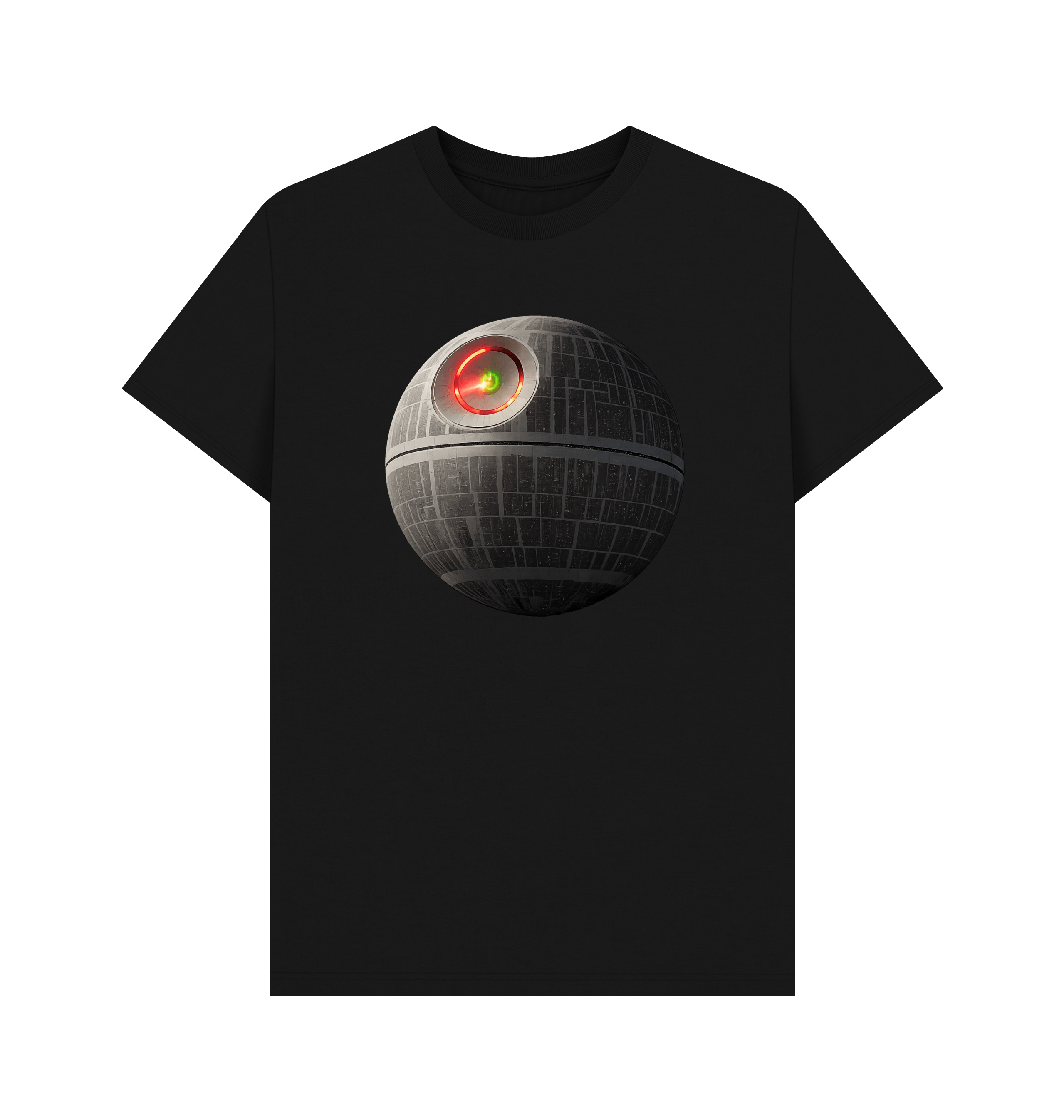 Black Printed T-shirt Front