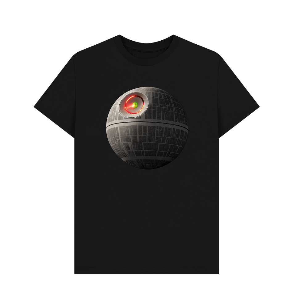Black Printed T-shirt Front