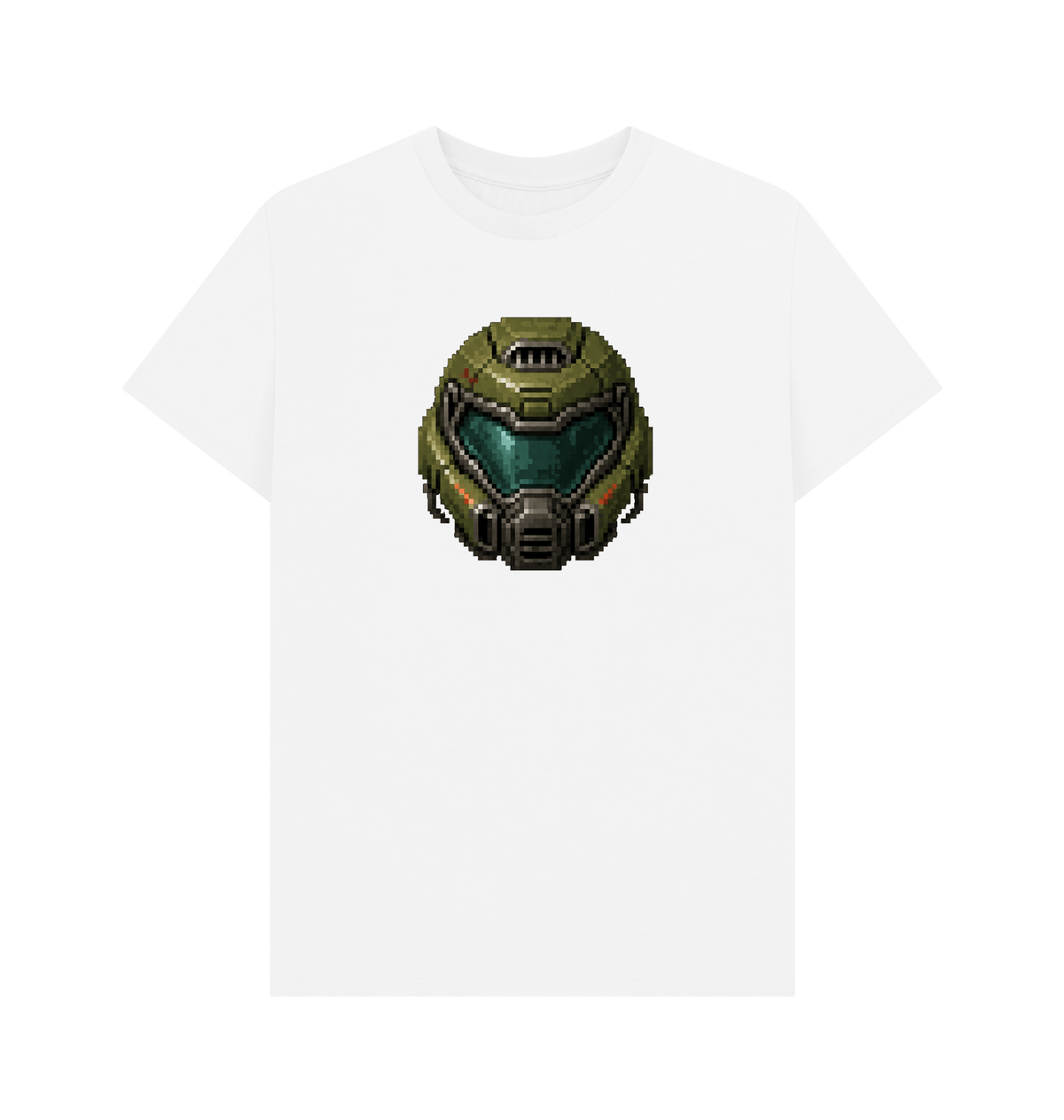 White Printed T-shirt Front