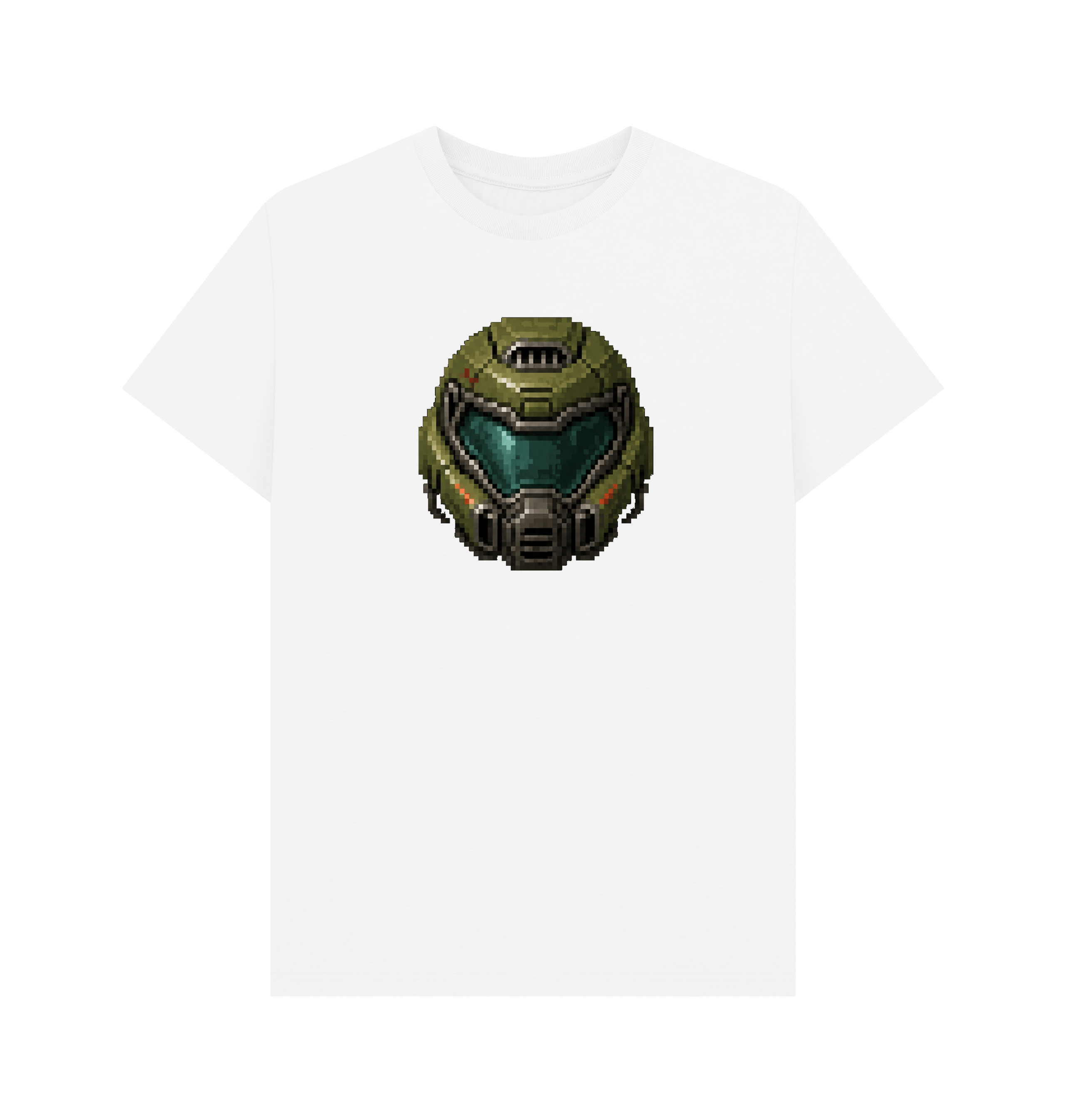 White Printed T-shirt Front