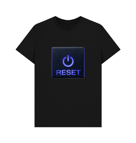 Black Printed T-shirt Front