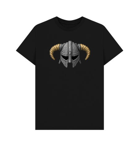 Black Printed T-shirt Front