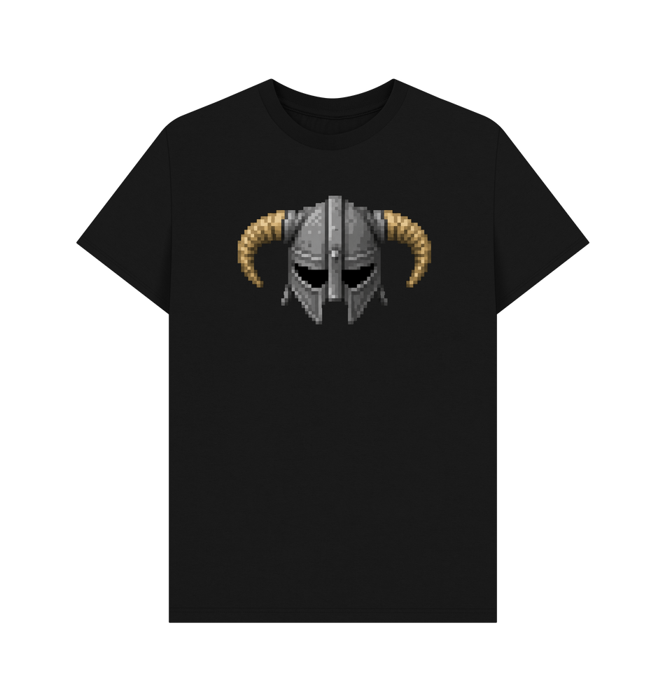 Black Printed T-shirt Front